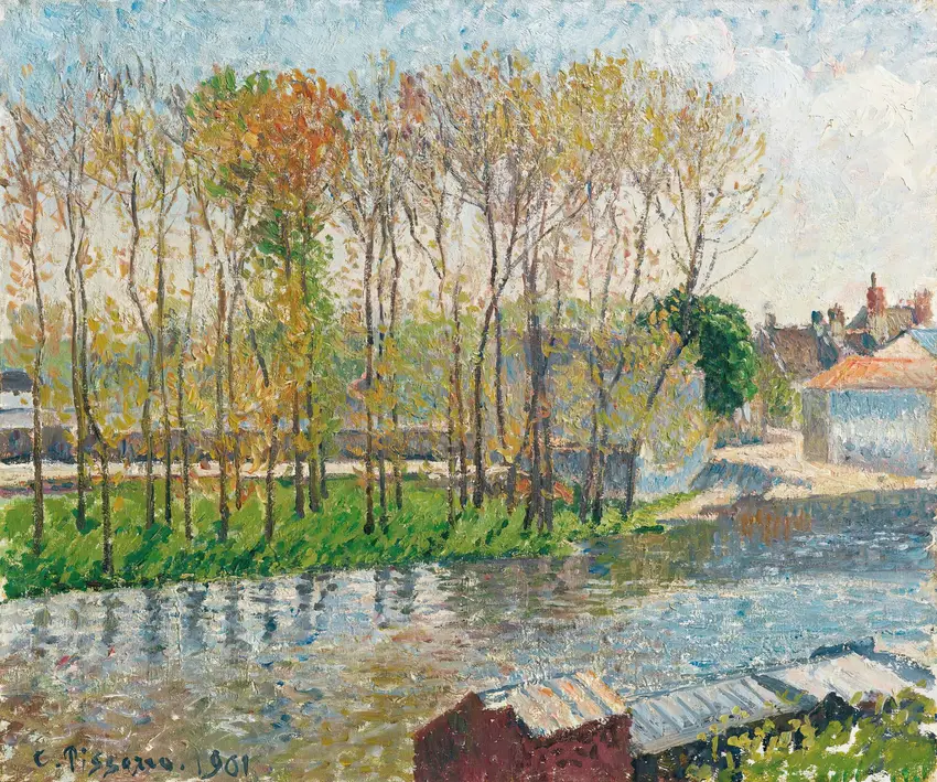 Bords Du Loing À Moret (1901) by Camille Pissarro